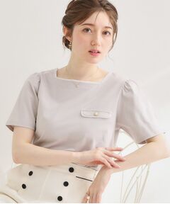 Couture Brooch / クチュールブローチ カットソー | 天竺リバーマリンコードTシャツ