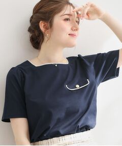 Couture Brooch / クチュールブローチ カットソー | 天竺リバーマリンコードTシャツ