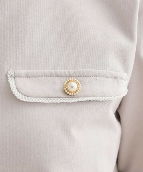 Couture Brooch / クチュールブローチ カットソー | 天竺リバーマリンコードTシャツ | 詳細15