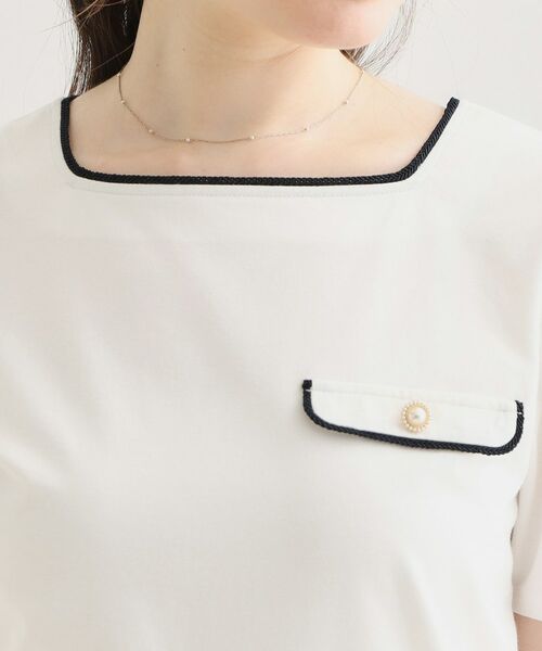 Couture Brooch / クチュールブローチ カットソー | 天竺リバーマリンコードTシャツ | 詳細26