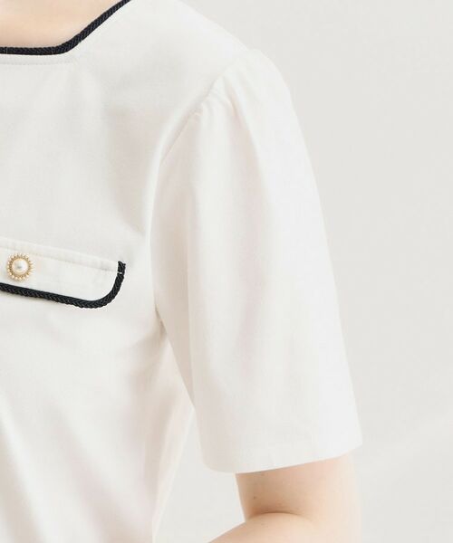 Couture Brooch / クチュールブローチ カットソー | 天竺リバーマリンコードTシャツ | 詳細27