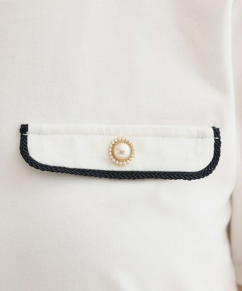Couture Brooch / クチュールブローチ カットソー | 天竺リバーマリンコードTシャツ | 詳細8