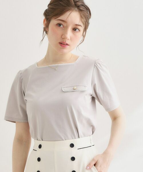 Couture Brooch / クチュールブローチ カットソー | 天竺リバーマリンコードTシャツ | 詳細9