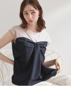 Couture Brooch / クチュールブローチ カットソー | リボンベアドッキングトップス