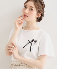 Couture Brooch / クチュールブローチ Tシャツ | リボンプリントTシャツ