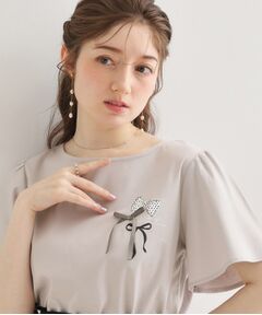 Couture Brooch / クチュールブローチ Tシャツ | リボンプリントTシャツ