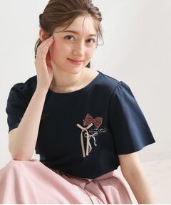 Couture Brooch / クチュールブローチ Tシャツ | リボンプリントTシャツ