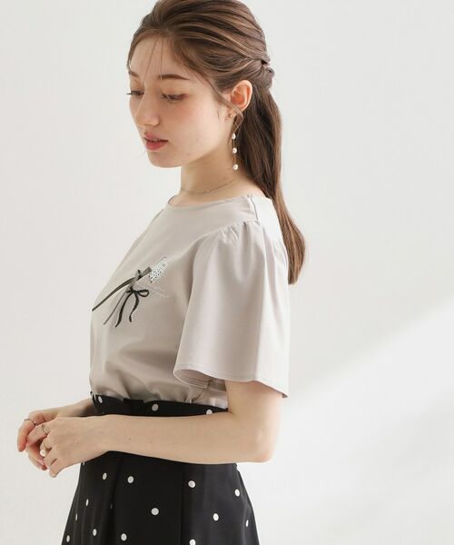 Couture Brooch / クチュールブローチ Tシャツ | リボンプリントTシャツ | 詳細10