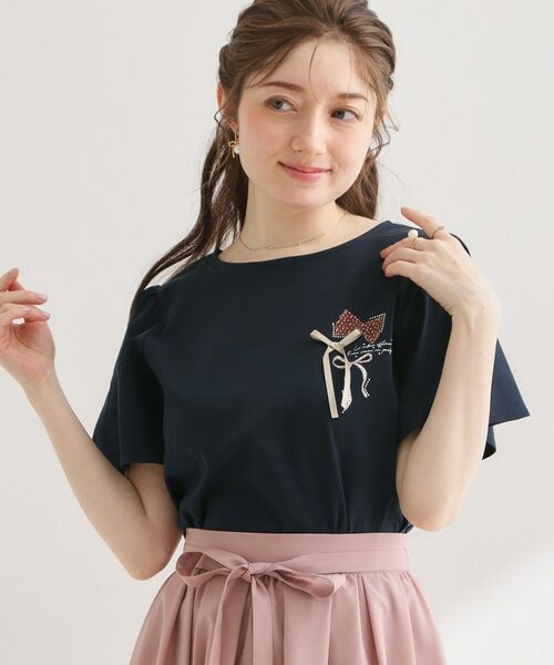 Couture Brooch / クチュールブローチ Tシャツ | リボンプリントTシャツ | 詳細16