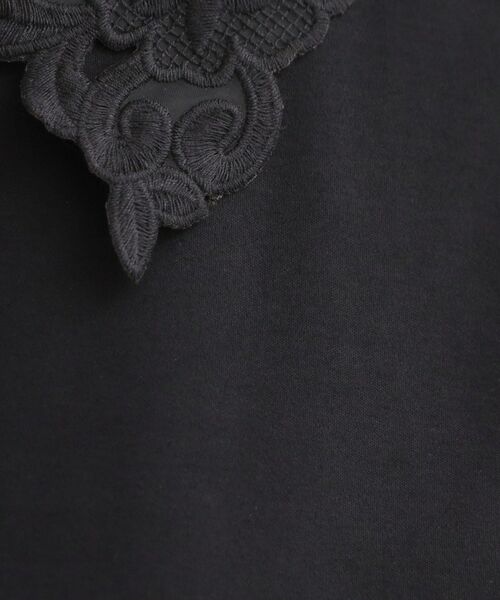 Couture Brooch / クチュールブローチ カットソー | 60シル衿レースカットソー | 詳細15