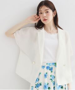 Couture Brooch / クチュールブローチ テーラードジャケット | メッシュフレンチジャケット