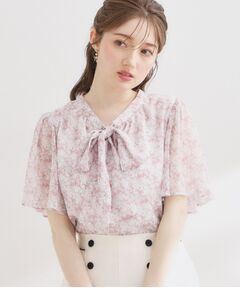 Couture Brooch / クチュールブローチ シャツ・ブラウス | モザイクフラワープリントブラウス