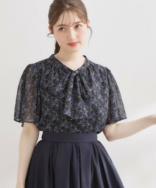 Couture Brooch / クチュールブローチ シャツ・ブラウス | モザイクフラワープリントブラウス | 詳細15