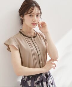 Couture Brooch / クチュールブローチ シャツ・ブラウス | ピコレースピンタックブラウス
