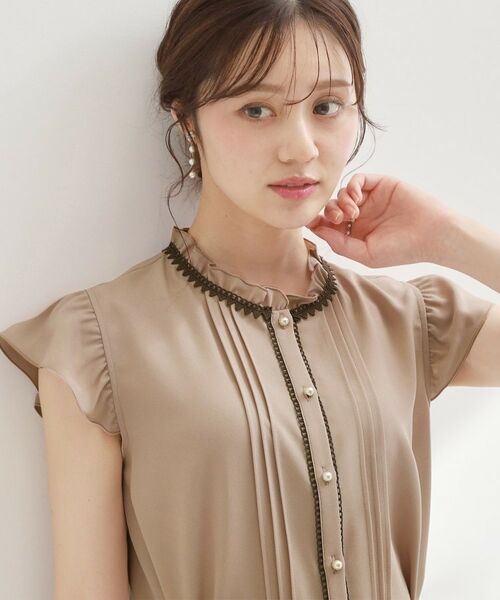 Couture Brooch / クチュールブローチ シャツ・ブラウス | ピコレースピンタックブラウス | 詳細15