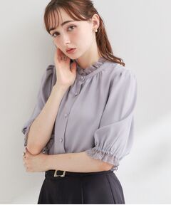 Couture Brooch / クチュールブローチ シャツ・ブラウス | エンブロレース前後2WAY5分袖ブラウス
