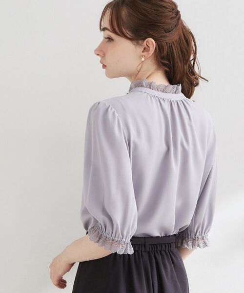 Couture Brooch / クチュールブローチ シャツ・ブラウス | エンブロレース前後2WAY5分袖ブラウス | 詳細27