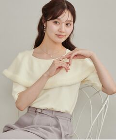Couture Brooch / クチュールブローチ ニット・セーター | 【大人可愛いが叶う】ファートリミングニット