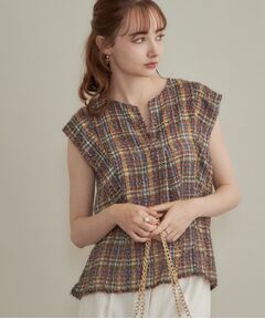 Couture Brooch / クチュールブローチ シャツ・ブラウス | カットジャカードチェックプリント
