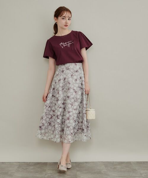 Couture Brooch / クチュールブローチ Tシャツ | 【接触冷感・UVカット・洗える】リボン ロゴTシャツ | 詳細22