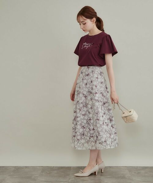 Couture Brooch / クチュールブローチ Tシャツ | 【接触冷感・UVカット・洗える】リボン ロゴTシャツ | 詳細23