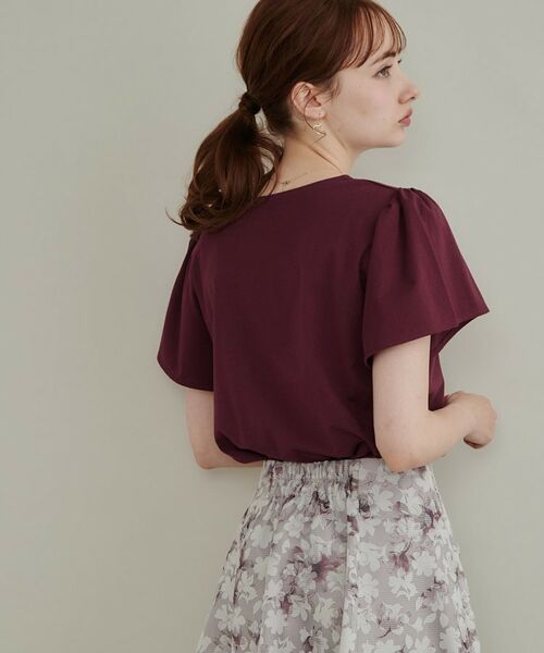 Couture Brooch / クチュールブローチ Tシャツ | 【接触冷感・UVカット・洗える】リボン ロゴTシャツ | 詳細27