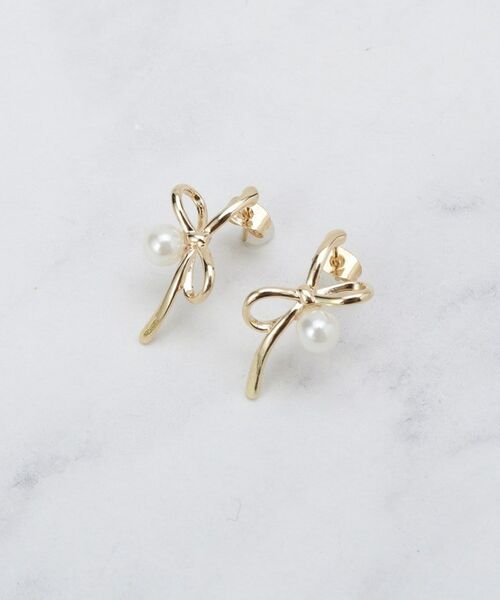 Couture Brooch / クチュールブローチ ピアス・イヤリング | リボンモチーフピアス | 詳細1