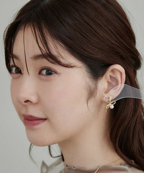 Couture Brooch / クチュールブローチ ピアス・イヤリング | リボンモチーフピアス | 詳細5