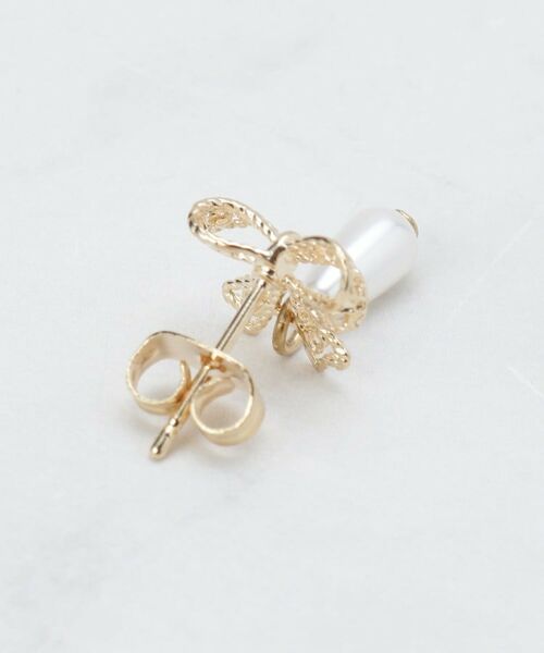 Couture Brooch / クチュールブローチ ピアス・イヤリング | リボンパール調ピアス | 詳細2