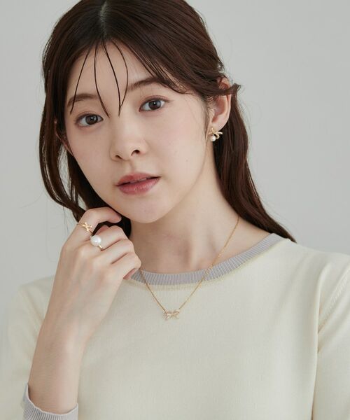 Couture Brooch / クチュールブローチ ネックレス・ペンダント・チョーカー | ビジューリボンネックレス | 詳細6