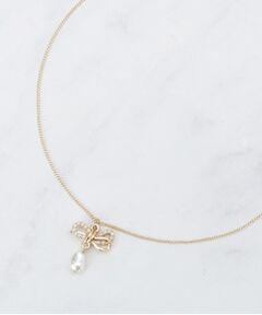 Couture Brooch / クチュールブローチ ネックレス・ペンダント・チョーカー | リボンパール調ネックレス