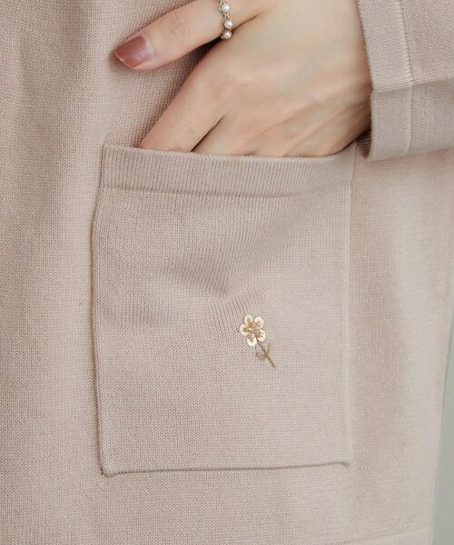 Couture Brooch / クチュールブローチ カーディガン・ボレロ | 飛ばしビジューカーディガン | 詳細30
