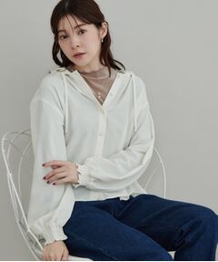Couture Brooch / クチュールブローチ シャツ・ブラウス | 愛されシアーフーディーシャツ