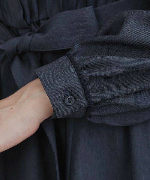 Couture Brooch / クチュールブローチ ミニ丈・ひざ丈ワンピース | ピコレーストリミングシャツワンピース | 詳細24