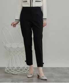 Couture Brooch / クチュールブローチ ショート・ハーフ・半端丈パンツ | 裾リボン カーブスリットハイパーパンツ