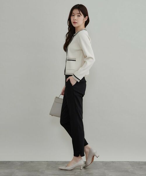 Couture Brooch / クチュールブローチ ショート・ハーフ・半端丈パンツ | 裾リボン カーブスリットハイパーパンツ | 詳細4