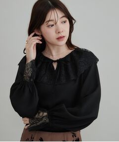 Couture Brooch / クチュールブローチ シャツ・ブラウス | レース衿カフスインナーブラウス
