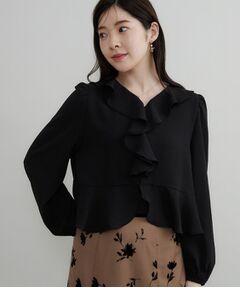 Couture Brooch / クチュールブローチ シャツ・ブラウス | ラッフルショートブラウス
