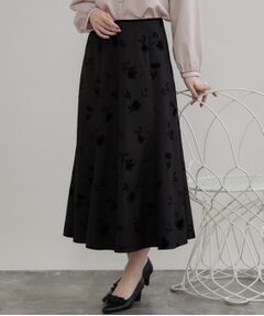 Couture Brooch / クチュールブローチ ロング・マキシ丈スカート | フロッキーフラワーマーメイドスカート