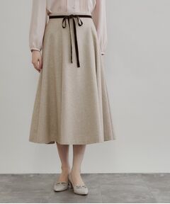 Couture Brooch / クチュールブローチ ロング・マキシ丈スカート | ラメツイードフレアスカート