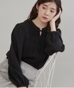 Couture Brooch / クチュールブローチ シャツ・ブラウス | ピンタックレースブラウス