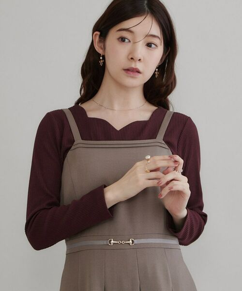Couture Brooch / クチュールブローチ カットソー | ハートネックテレコプルオーバー | 詳細26