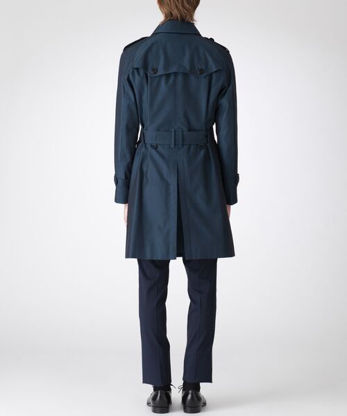 by CRAFTSMAN Wトレンチコート （ステンカラーコート）｜BLUE LABEL / BLACK LABEL CRESTBRIDGE /  ブルーレーベル / ブラックレーベル・クレストブリッジ ファッション通販 タカシマヤファッションスクエア