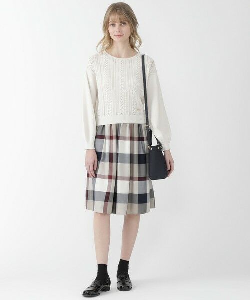 セール クレストブリッジチェックエアリーツイル3wayワンピース ドレス Blue Label Black Label Crestbridge ブルーレーベル ブラックレーベル クレストブリッジ ファッション通販 タカシマヤファッションスクエア