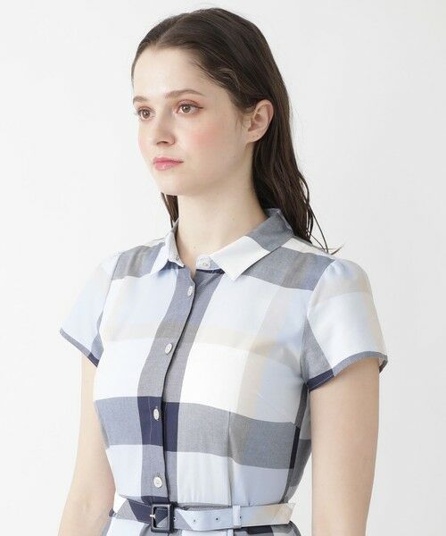 工場直送 Sale 23 Off クレストブリッジチェックブライトオックスワンピース Blue Label Crestbridge ブルーレーベル ブラックレーベル クレストブリッジ ワンピース シャツワンピース レッド ブルー ネイビー Rba E 送料無料 Rakuten Fashion 大注目