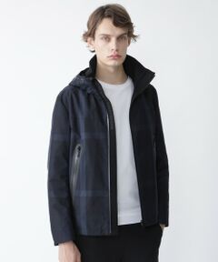 【BLACK.lab.】トーナルクレストブリッジチェックスポーツパーカー