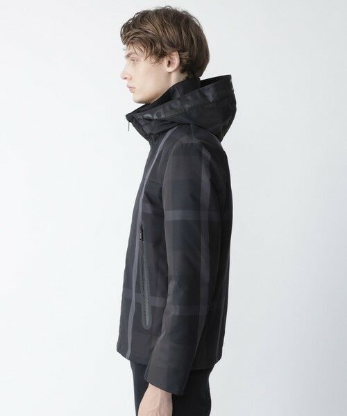 BLUE LABEL / BLACK LABEL CRESTBRIDGE / ブルーレーベル / ブラックレーベル・クレストブリッジ  その他アウター | 【BLACK.lab.】トーナルクレストブリッジチェックスポーツパーカー | 詳細3