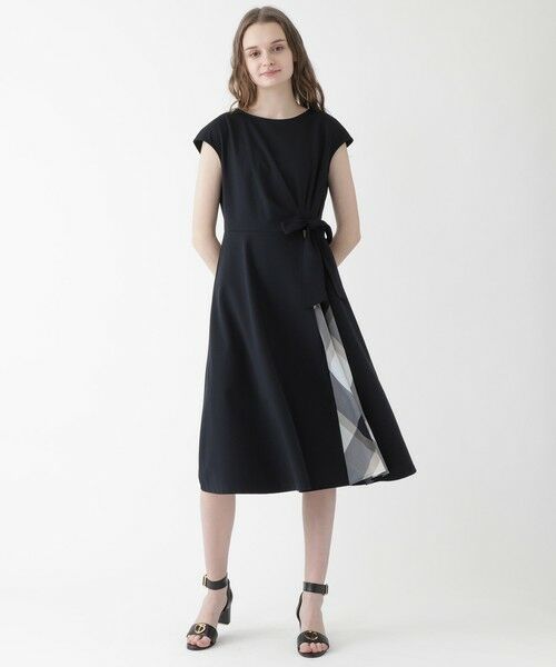 セール モックロディーシルケットワンピース ドレス Blue Label Black Label Crestbridge ブルーレーベル ブラックレーベル クレストブリッジ ファッション通販 タカシマヤファッションスクエア