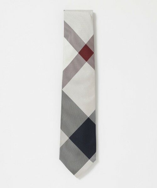 BLUE LABEL / BLACK LABEL CRESTBRIDGE / ブルーレーベル / ブラックレーベル・クレストブリッジ  ネクタイ | クレストブリッジチェックタイ（ベージュ3）