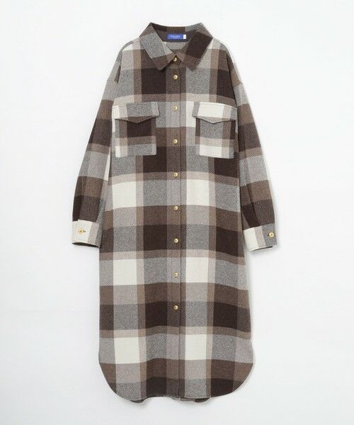 リサイクルウールクレストブリッジチェックシャツワンピース ドレス Blue Label Black Label Crestbridge ブルーレーベル ブラックレーベル クレストブリッジ ファッション通販 タカシマヤファッションスクエア